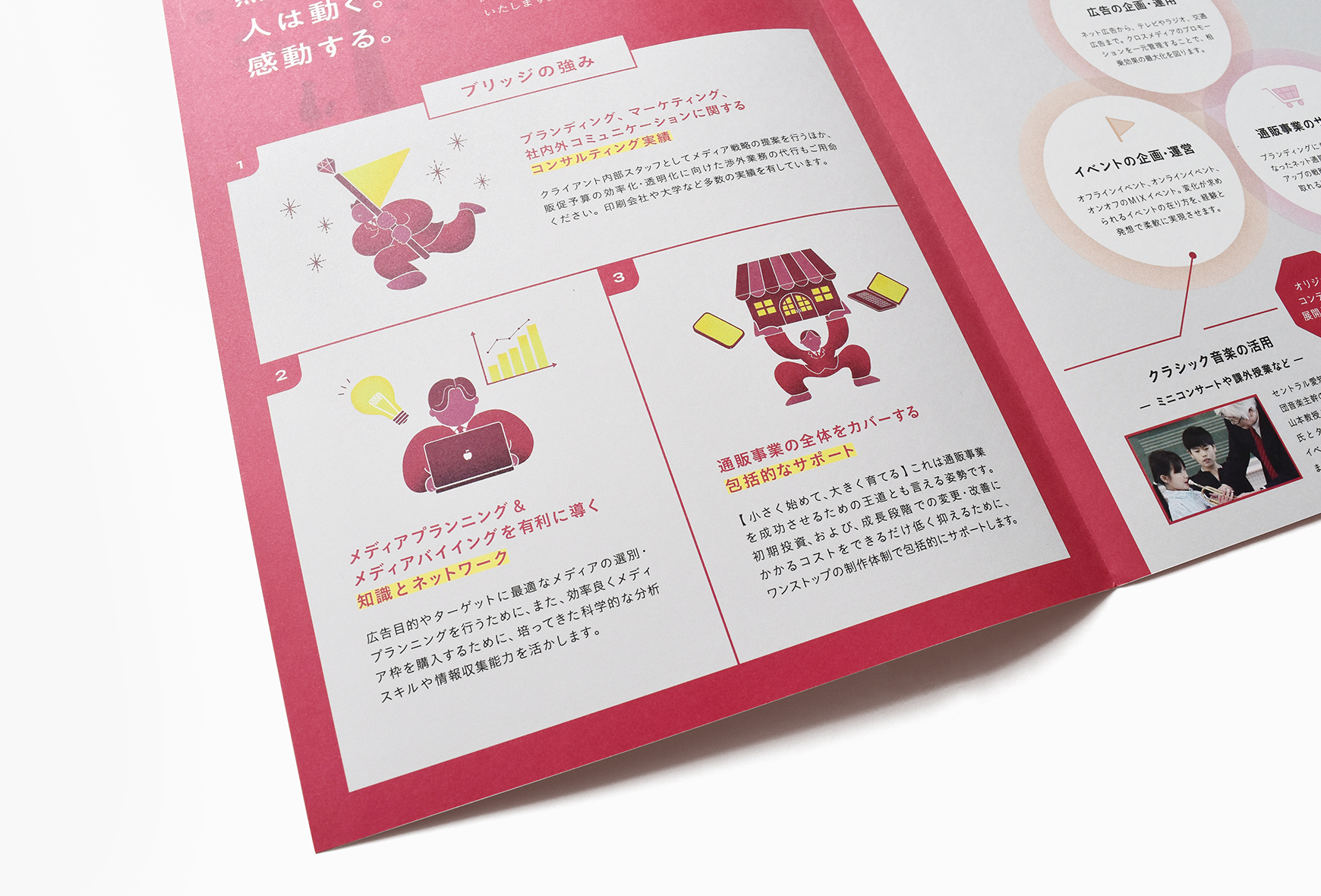 ブリッジさまパンフレット制作