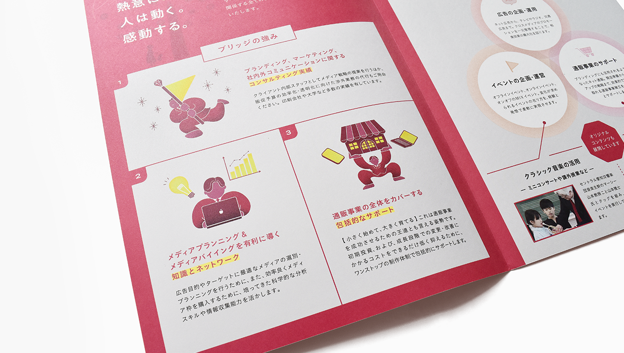 ブリッジさまパンフレット制作